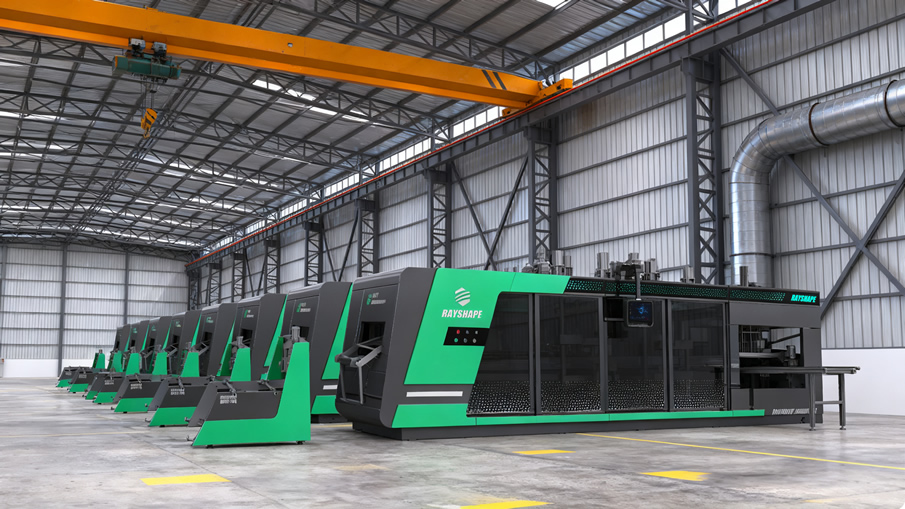 RAYSHAPE Plastic Thermoforming Machine