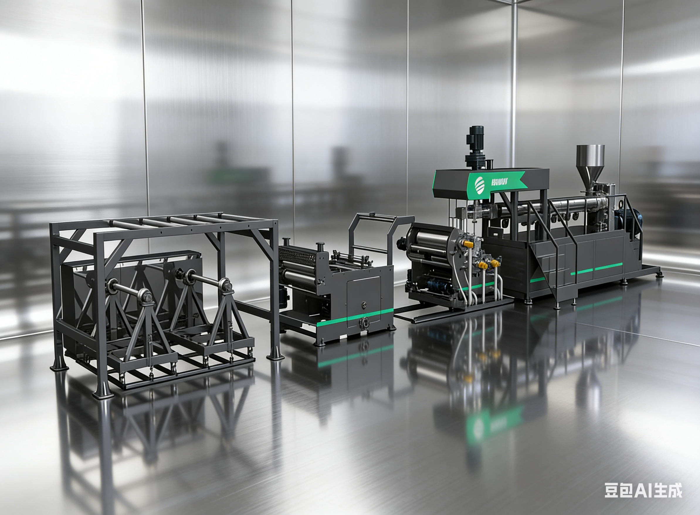 Plastic sheet machine