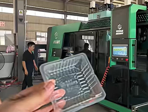 Professional Tray Making Machine Plastic Tray Thermoforming Machine for PP PET Material Plastic Box Forming System