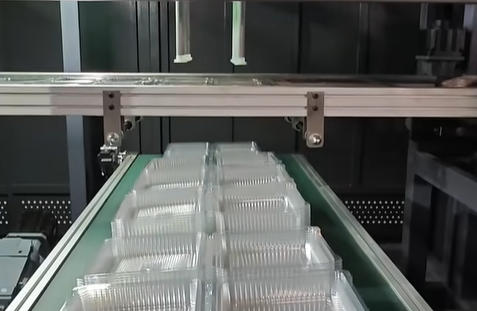 Automatic Plastic Thermoforming Machine for PP PET Food Container Fruit Box Cup Lid Vacuum Forming Manufacturing Equipment